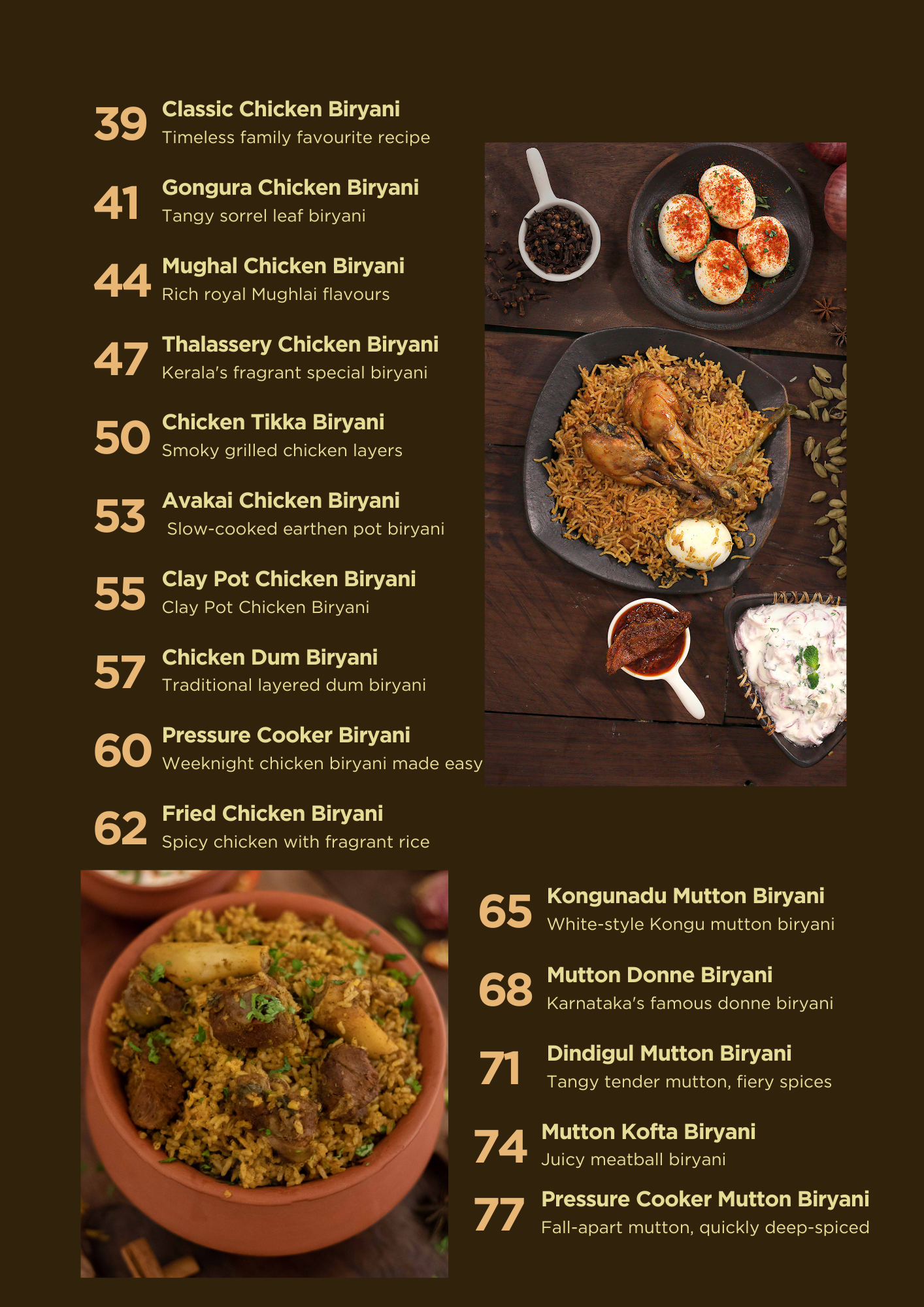 Hema Subramanian's Ultimate Biryani Cookbook (digital cook book)