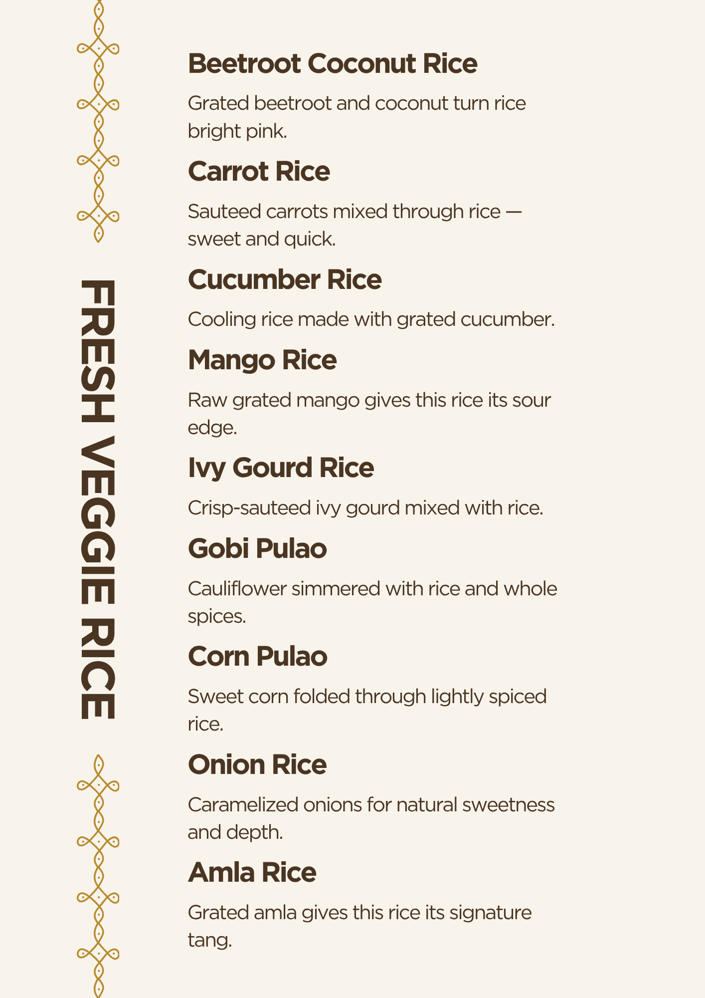 Hema Subramanian's Rice and Spice | Indian Vegetarian Rice Recipes (digital cookbook)