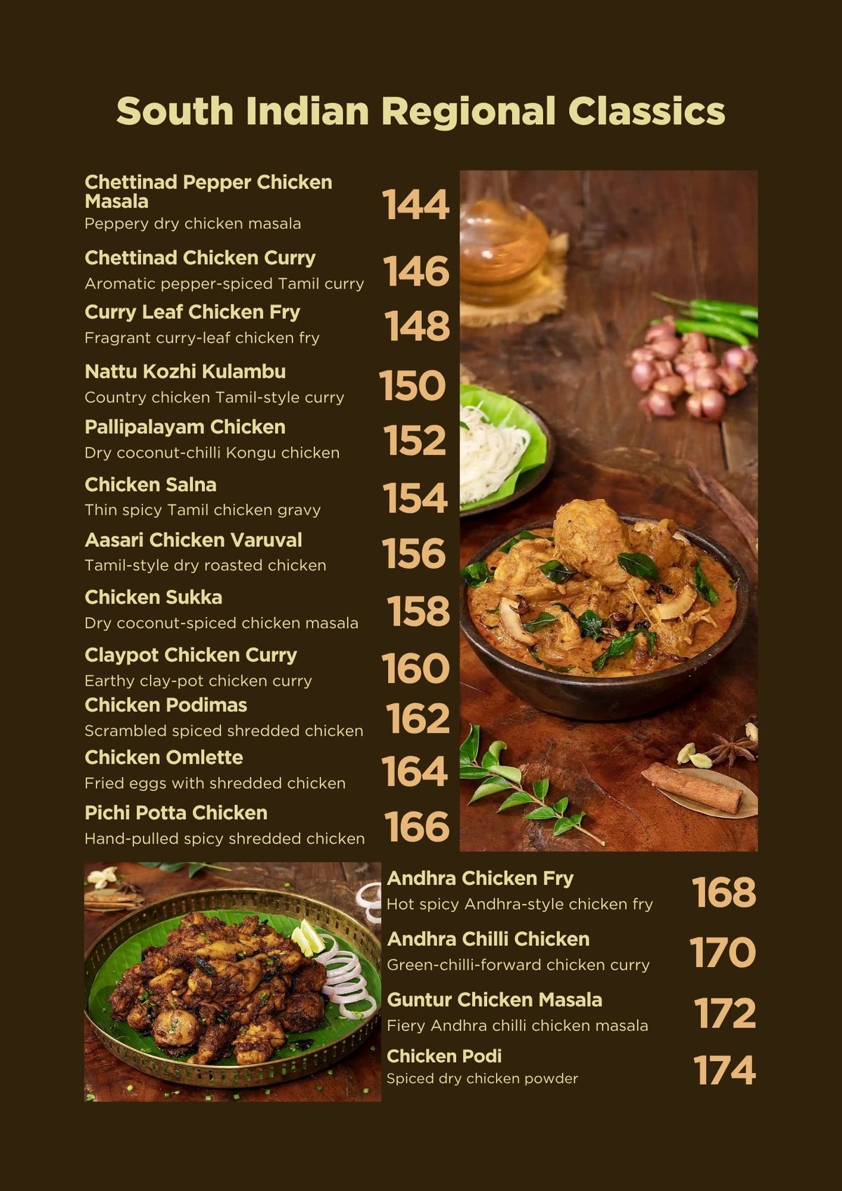south indian chicken